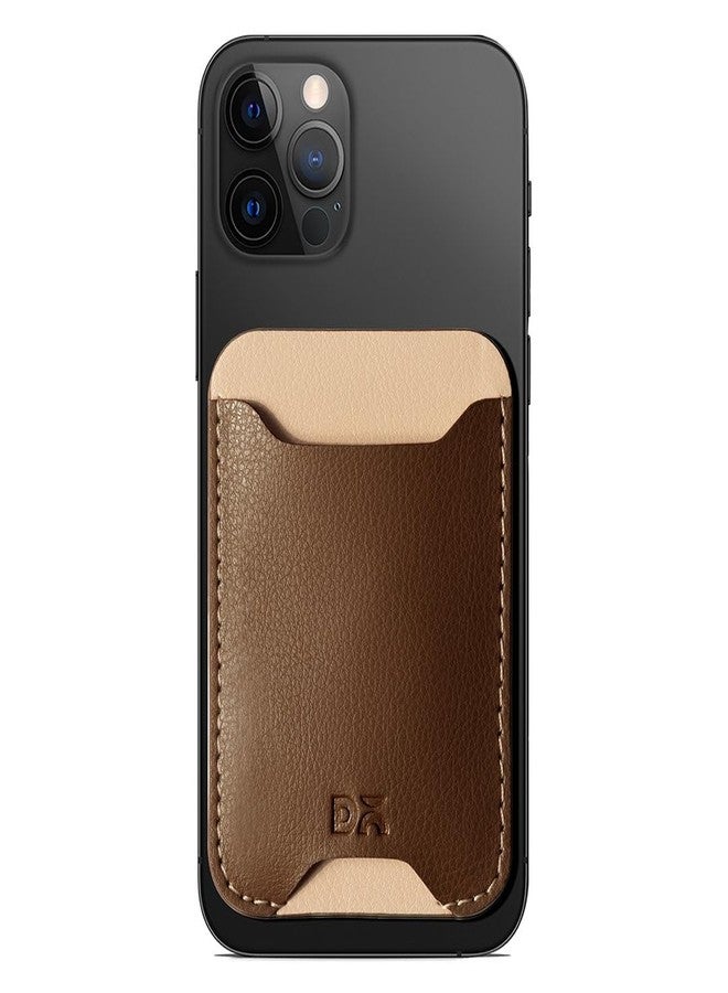 DailyObjects Walnut Brown CardSafe Phone Wallet - Image 1